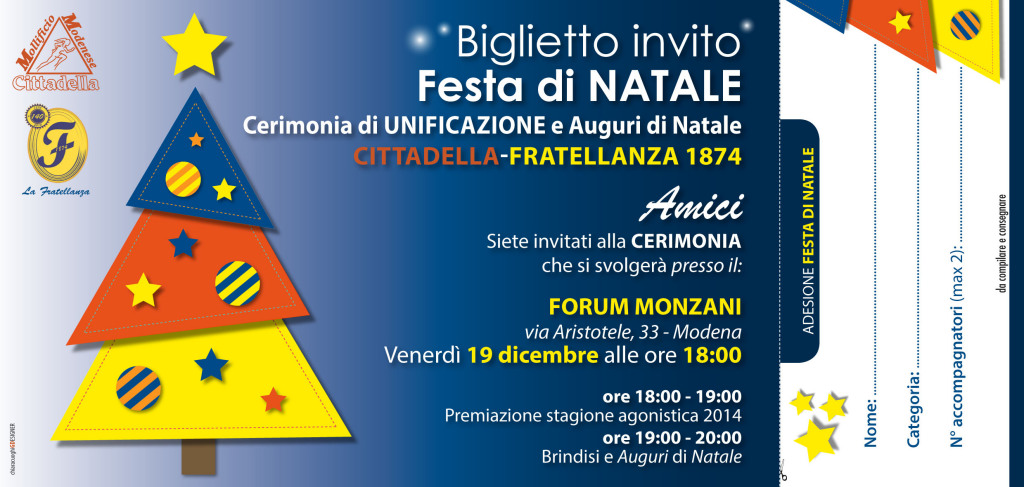 Invito festa di Natale Amici